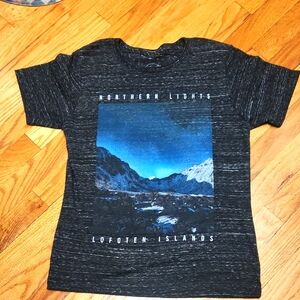 Kids Northern Lights Graphic T-Shirt, VGUC